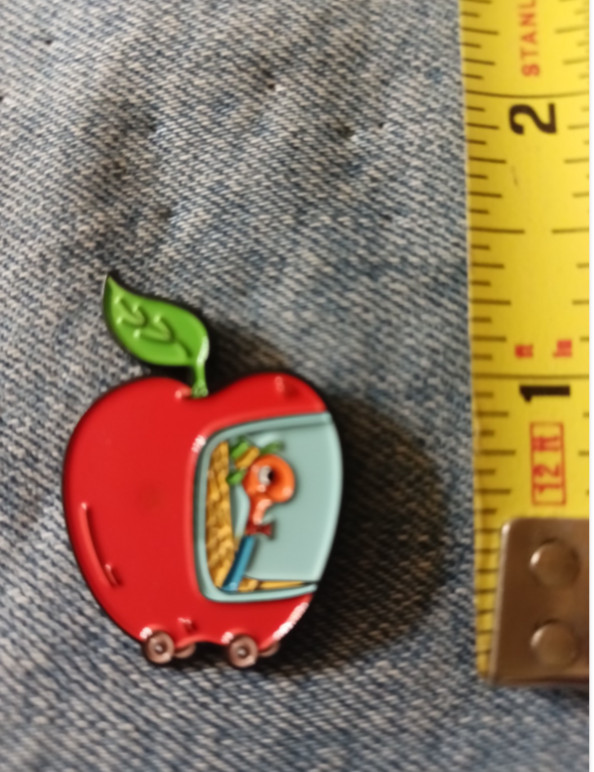 LOWLY WORM PIN-2 OR MORE PINS SHIPPING IS $5.49-SPEND $20 AND SHIPPING IS FREE