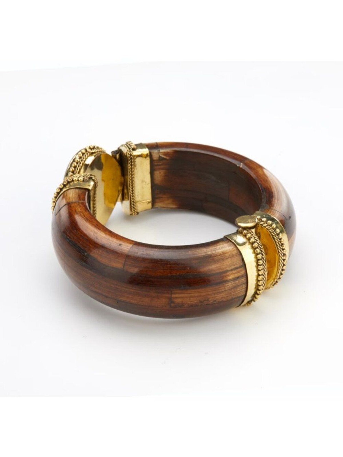 Designer Handmade Turquoise Buffalo Bone Bracelet Boho Statement Cuff NWT