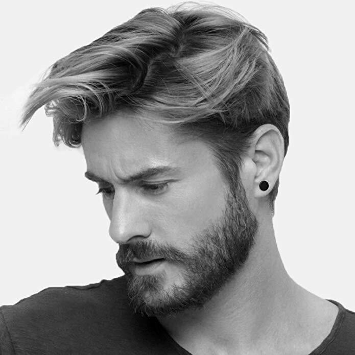 316L Stainless Steel Fake Cheater Screw Mens Ear Plug Earring Stud Stretcher US