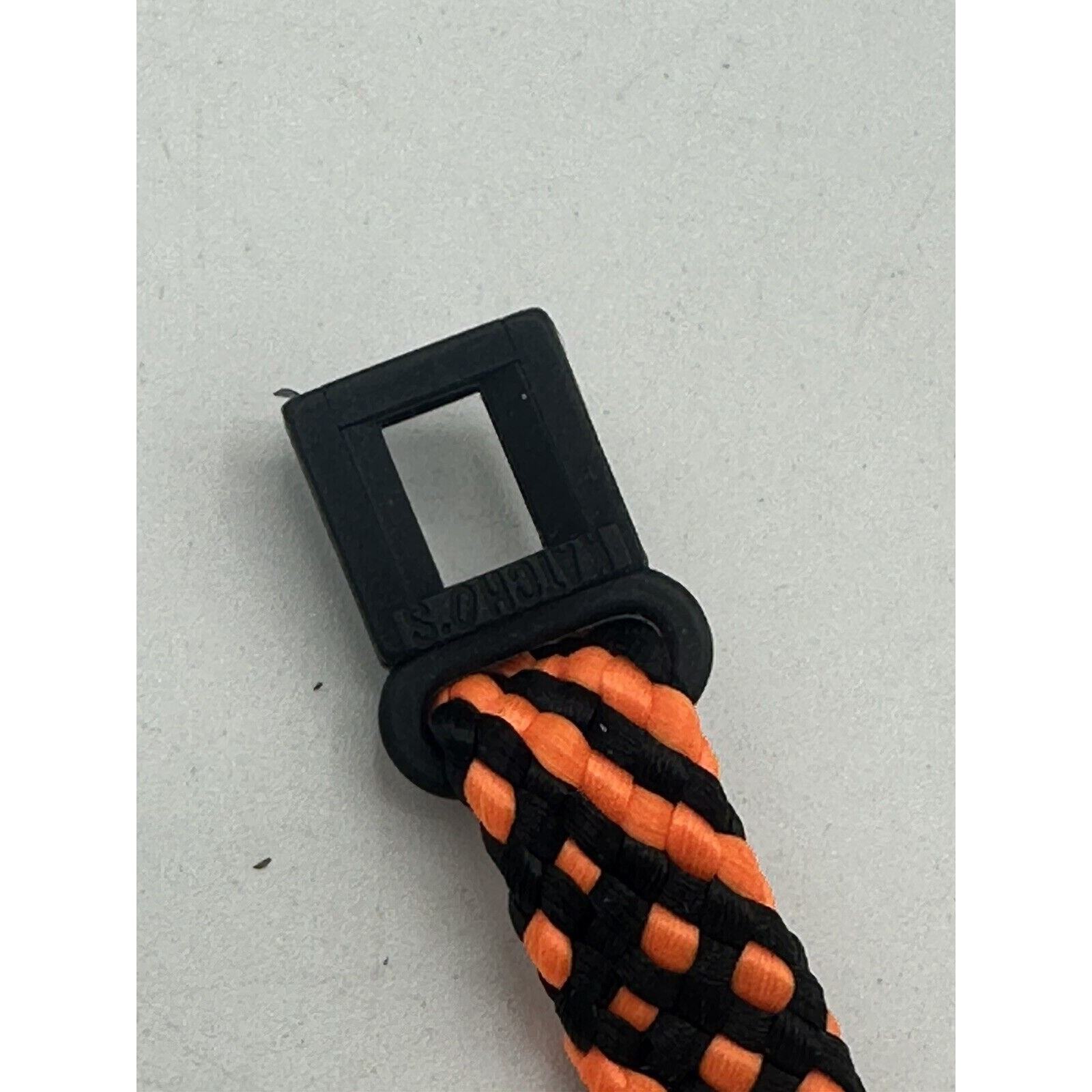 Vintage Katcho’s Bracelet Adult Unisex Surf Skate Braided Wrap Orange / Black