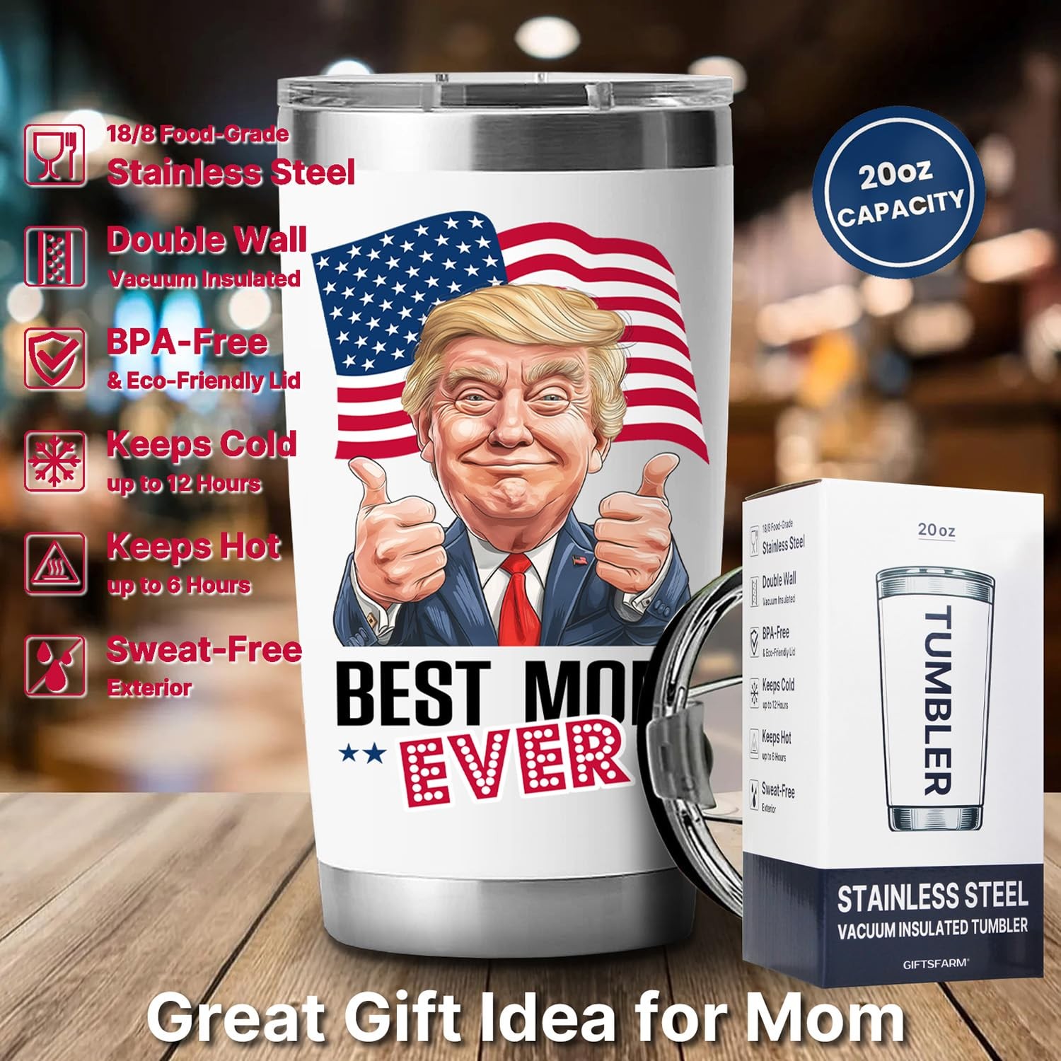 Gifts for Mom, Mothers Day from Husband Daughter Son, Birthday Women Wife Gifts
