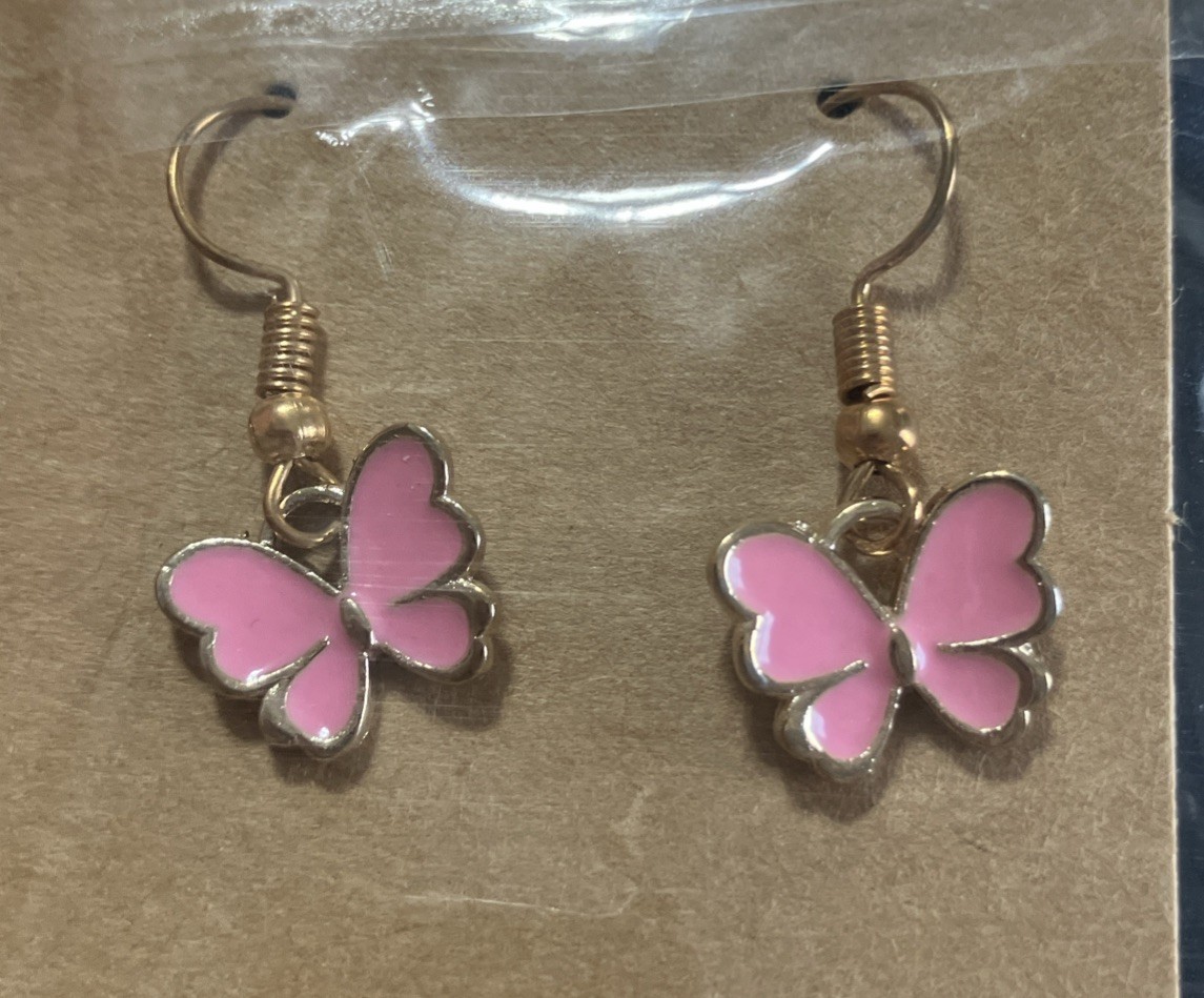 Buyer’s Choice. Goldtone Butterfly Dangle Drop Earrings Jewelry Pierced New Gift