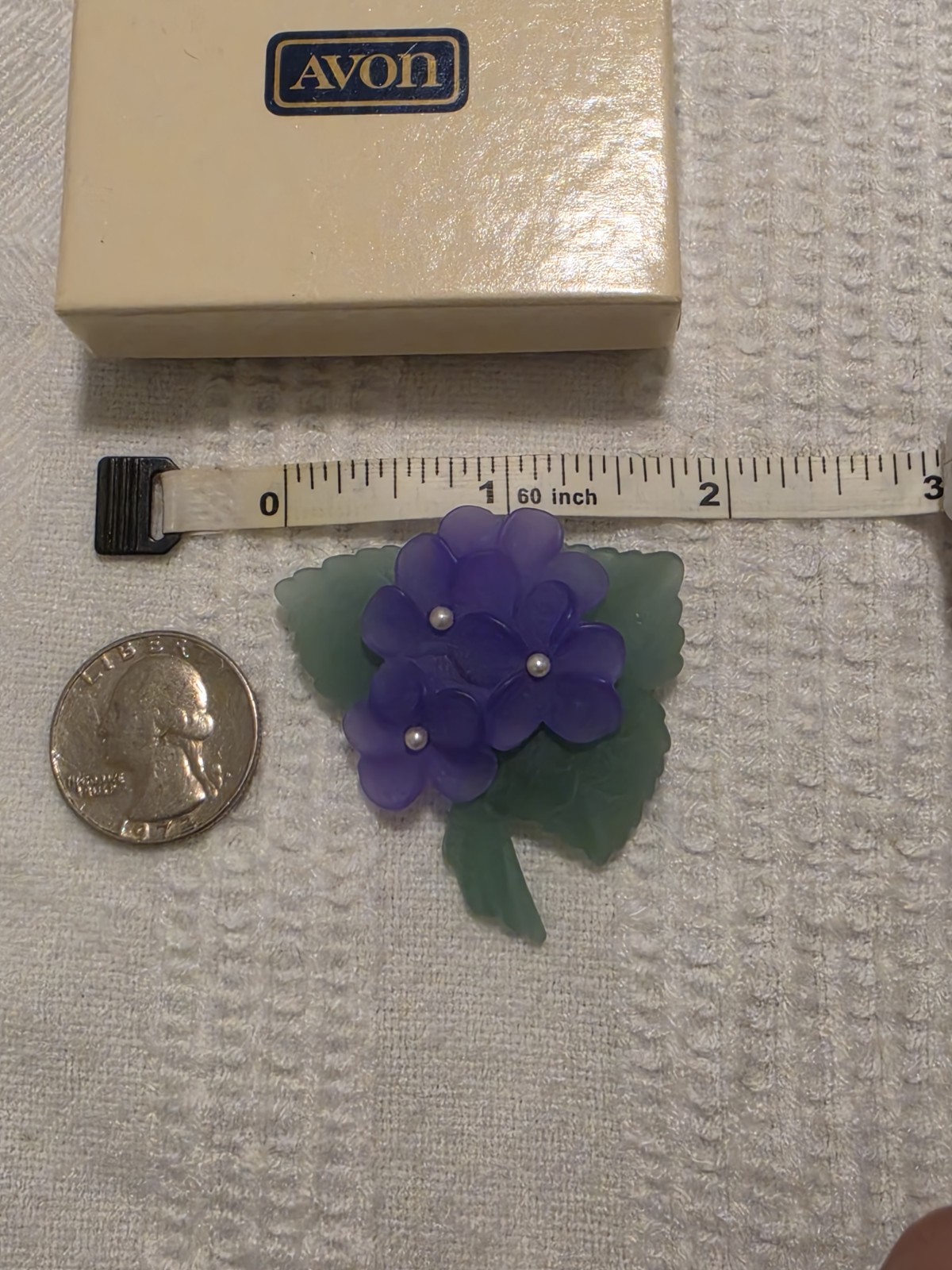 Vintage 1983 Avon “Sweet Violet” Brooch Pin- Great Condition!