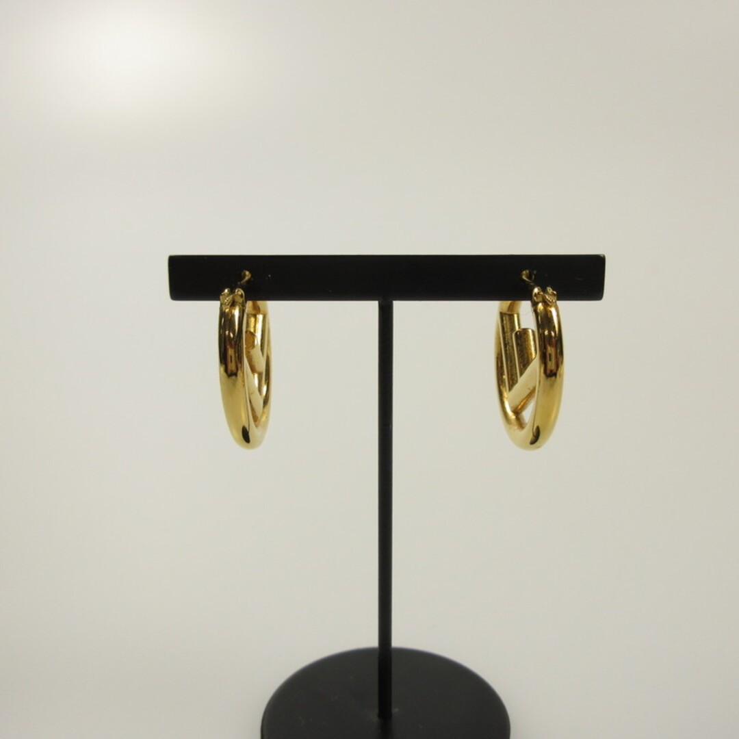 Fendi F is Fendi Earrings Gold Color Used Authentic From JPN