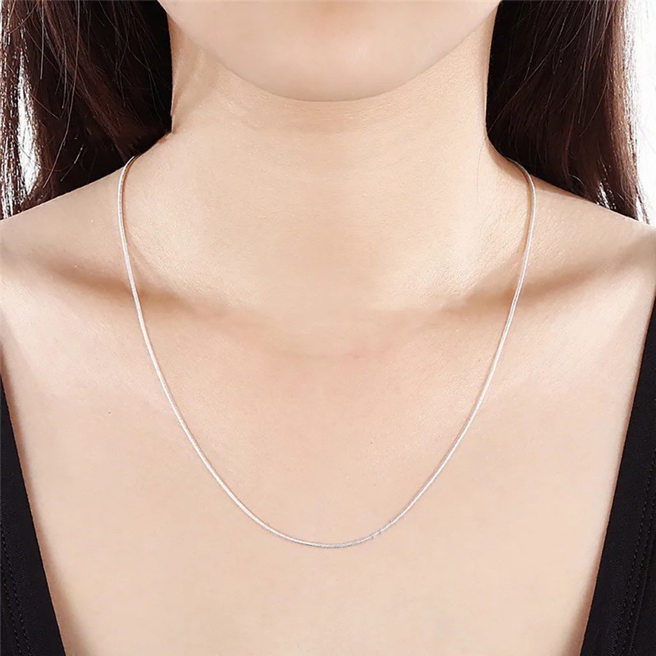 16″-30″ Mens Womens 925 Sterling Silver Snake Chain Necklace #N240