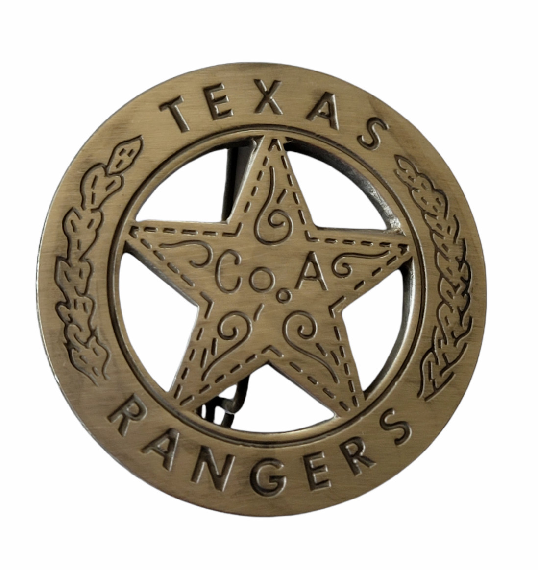 Replica Texas Ranger Peso Back Company A Badge Novelty Western Badge
