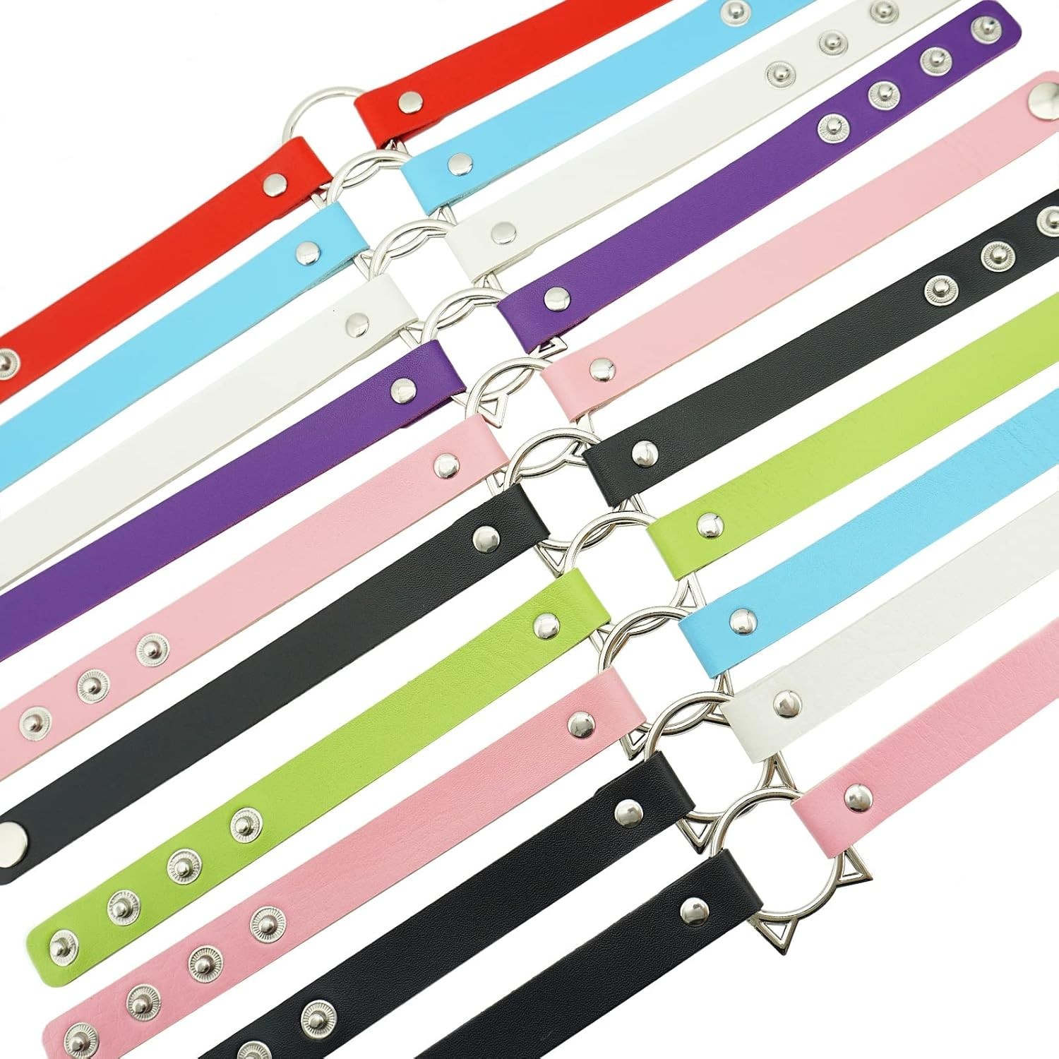 Fashionable Adjustable Cat Choker – Lightweight PU Leather for Any Occasion