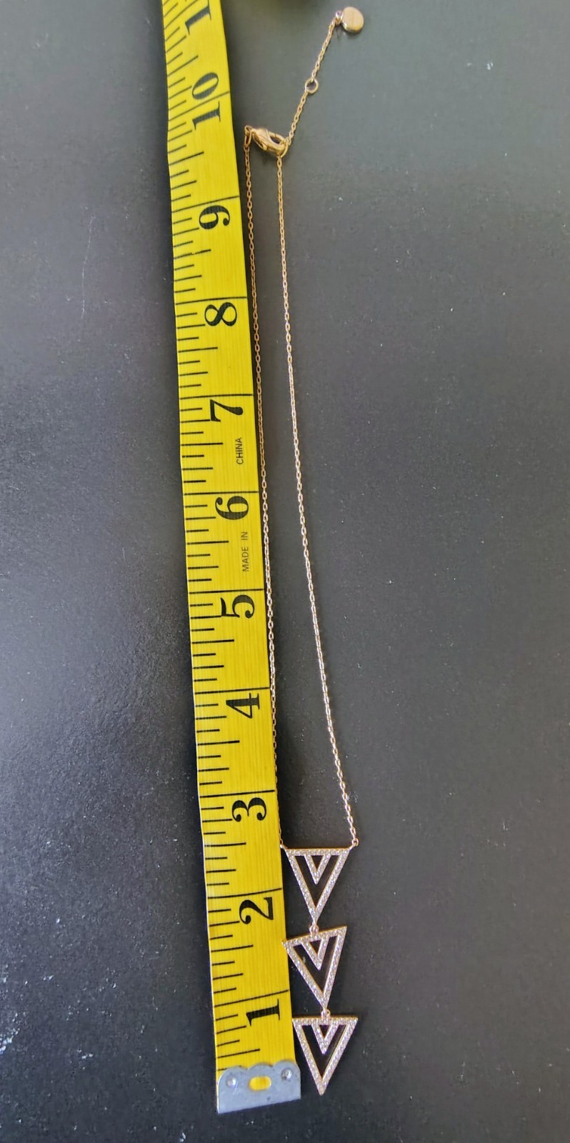 Stella and Dot Rose Gold Spear Pendant Necklace