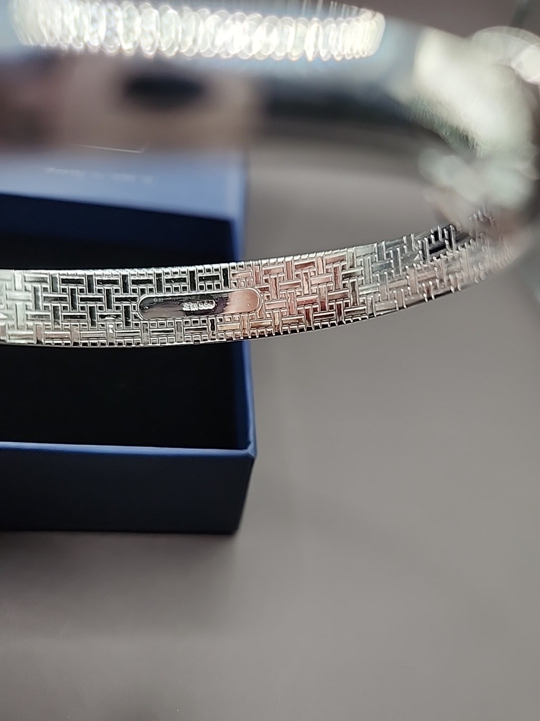 925 Silver Plated Adjustable Bangle Bracelet Women Fashion Jewelry