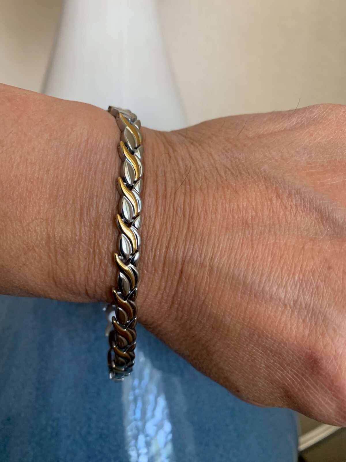 Magnetic Bracelet women Max Magnets Balance Energy Arthritis Pain Relief 6.6 in