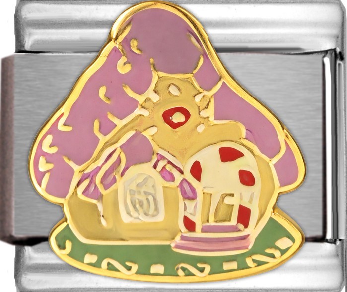 Candy Cottage Enamel 9mm Italian Charm Bracelet Link Sweet Treat Fairytale Fun