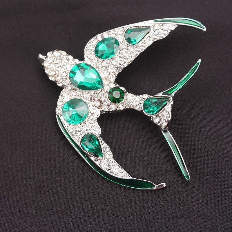 Women Men Unisex Swallow Lover Brooch Fashion Birds Pins Badge Jewelry