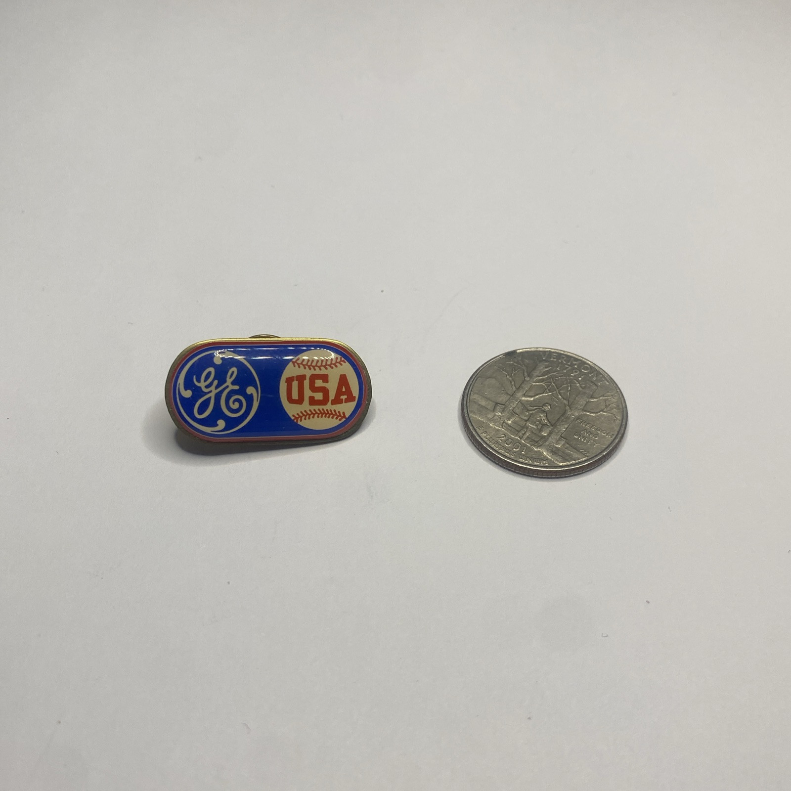 Lapel Pin – General Electric Sponsored 1984 USA Baseball Sku 33
