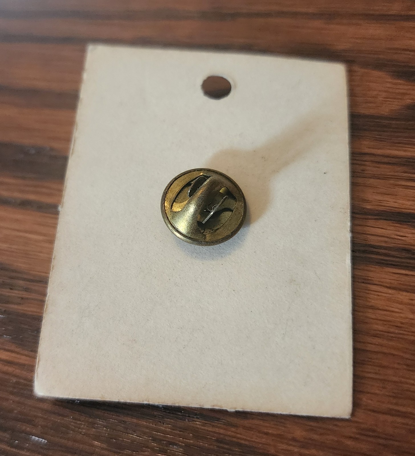 Angel on My Shoulder Guardian Angel Gold Tone Metal Pin, No Stone