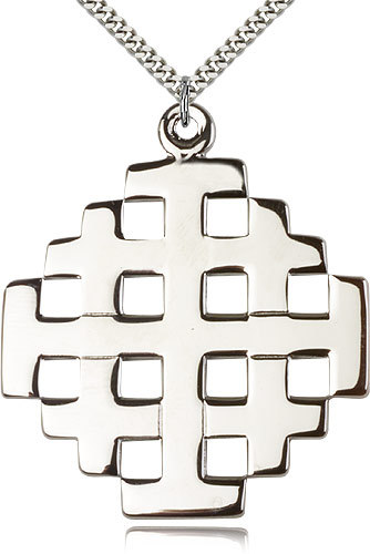 .925 Sterling Silver Cross Necklace For Men On 24 Chain – 30 Day Money Back …