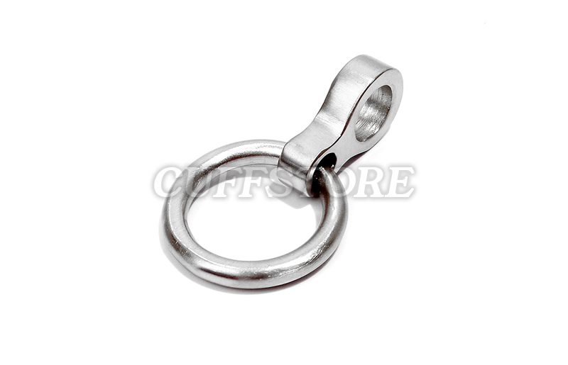 Satin Single Ring Pendent for 8mm and 6mm Collars, Cuffs & Leg Irons – CuffStore