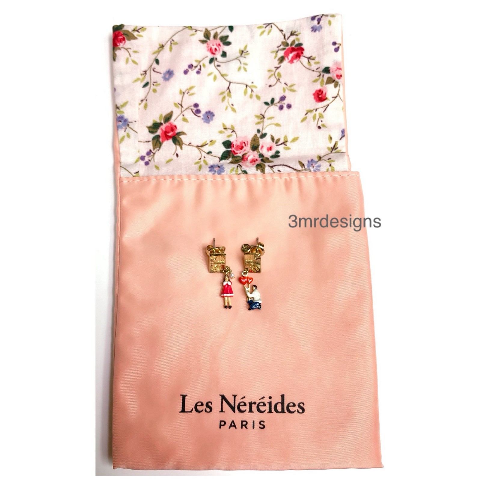 Les Nereides New FROM PARIS WITH❤️MARRY ME 14-K Gold Plated Brass Drop Earrings