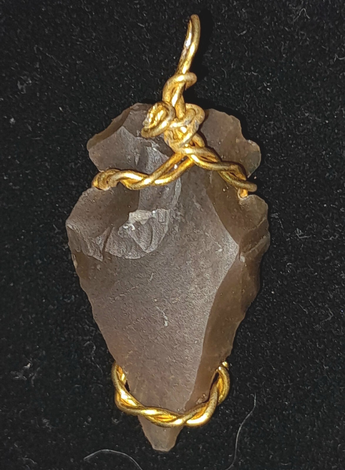 Twist Gold GP Arrowhead necklaces male female pendants jewelry new Gifts unisex