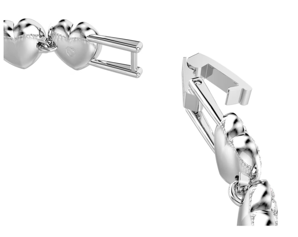 Swarovski Ariana Grande Heart Crystal Bracelet White Rhodium Plated 5720860