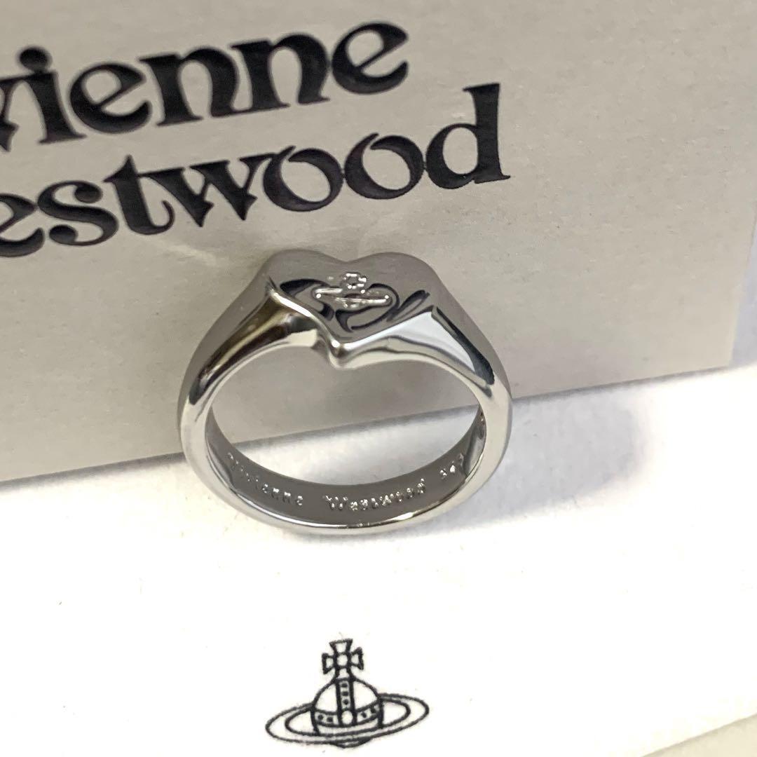 Vivienne Westwood Ring Size 6.5-7 Silver Logo NO BOX [EJ204