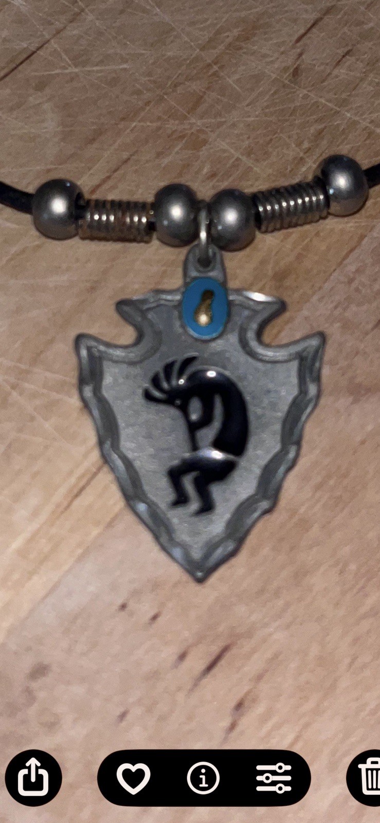 Siskiyou Pendant on Leather cord