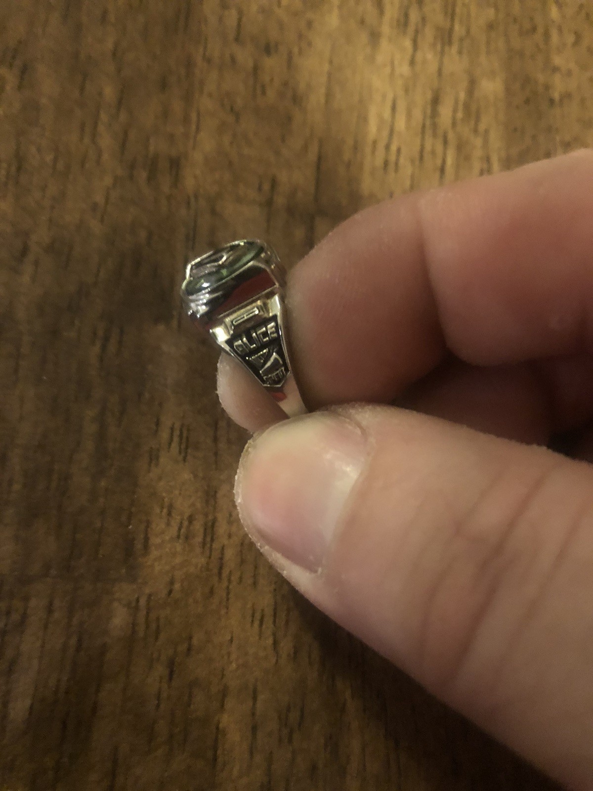Jostens 1962 Class Ring LTM Stainless Sz 7