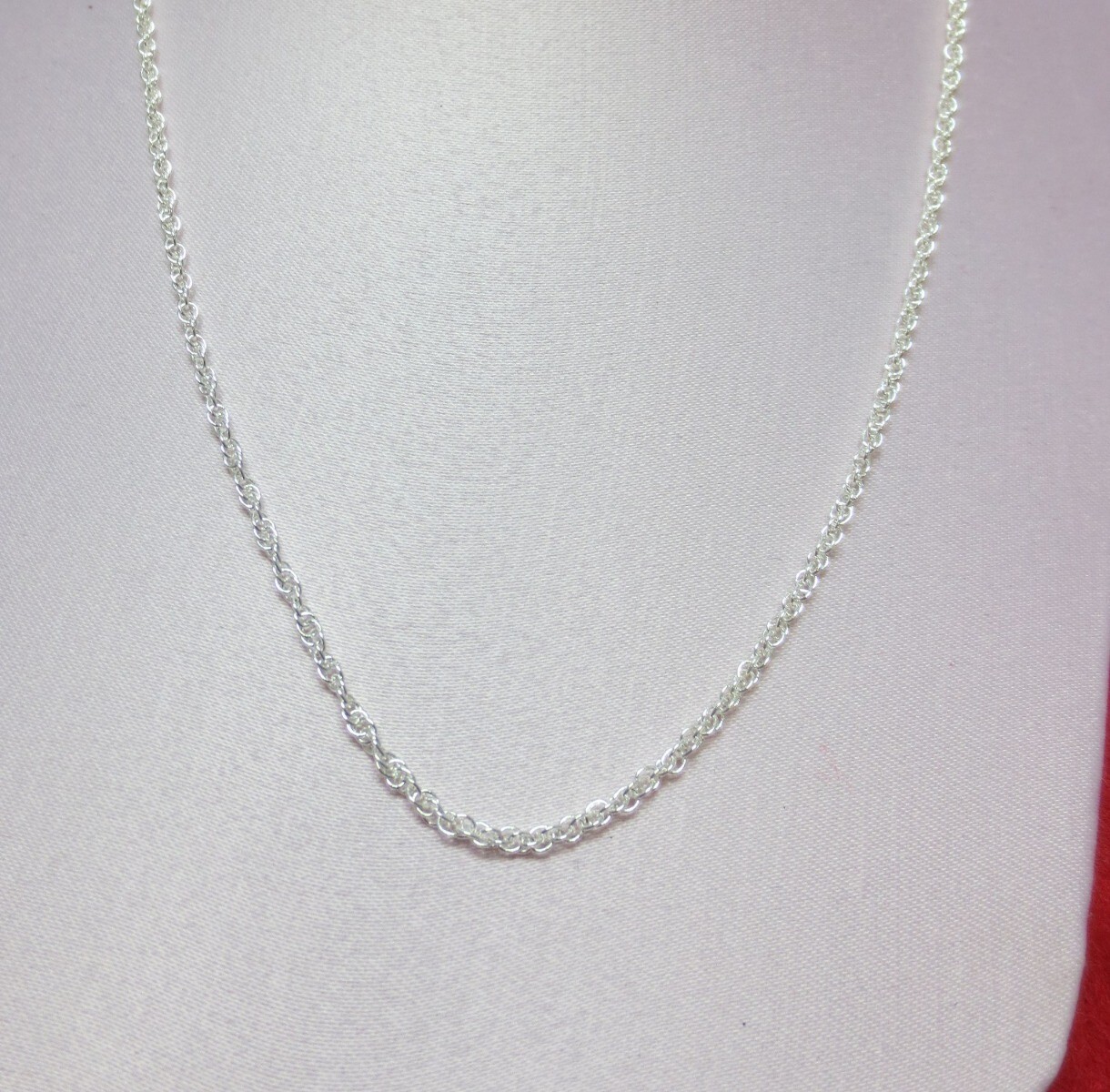 WHOLESALE LOT OF 36 PIECES OF 14 KT WHITE GOLD PLATED 20″ ROPE NECKLACES