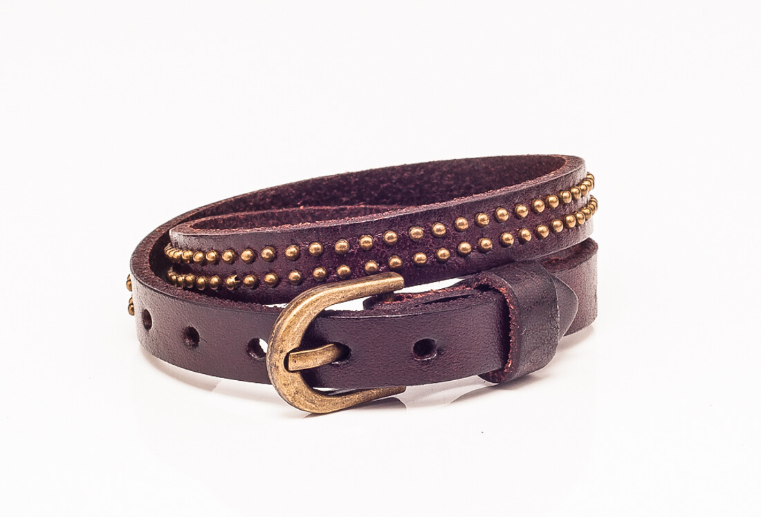 Great Fashion Unisex Women Men Leather Wrap Rivet Stud Bracelets Cuff Wristbands