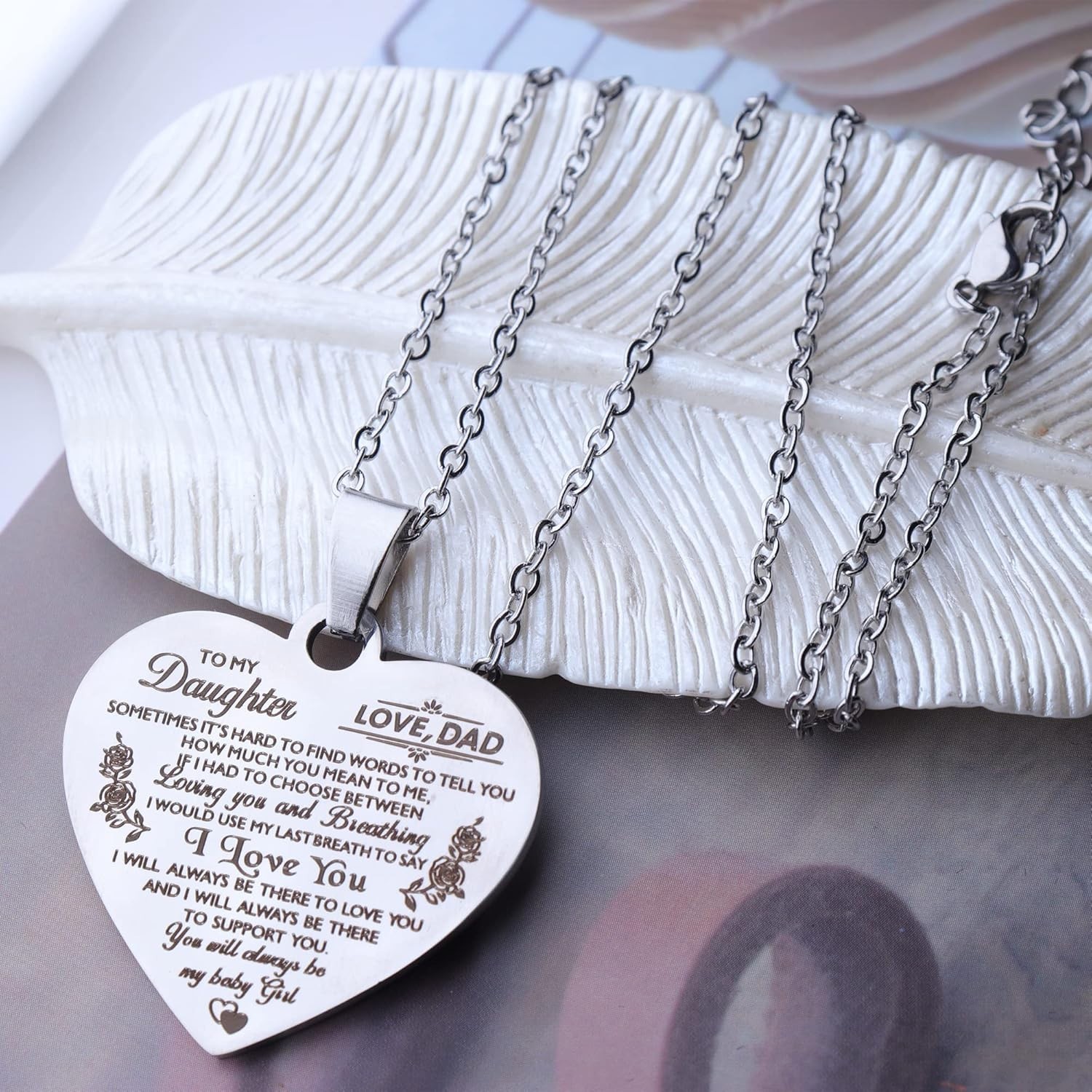 316L Stainless Steel Heart Necklace for Girls – Meaningful Gift for Any Occasion