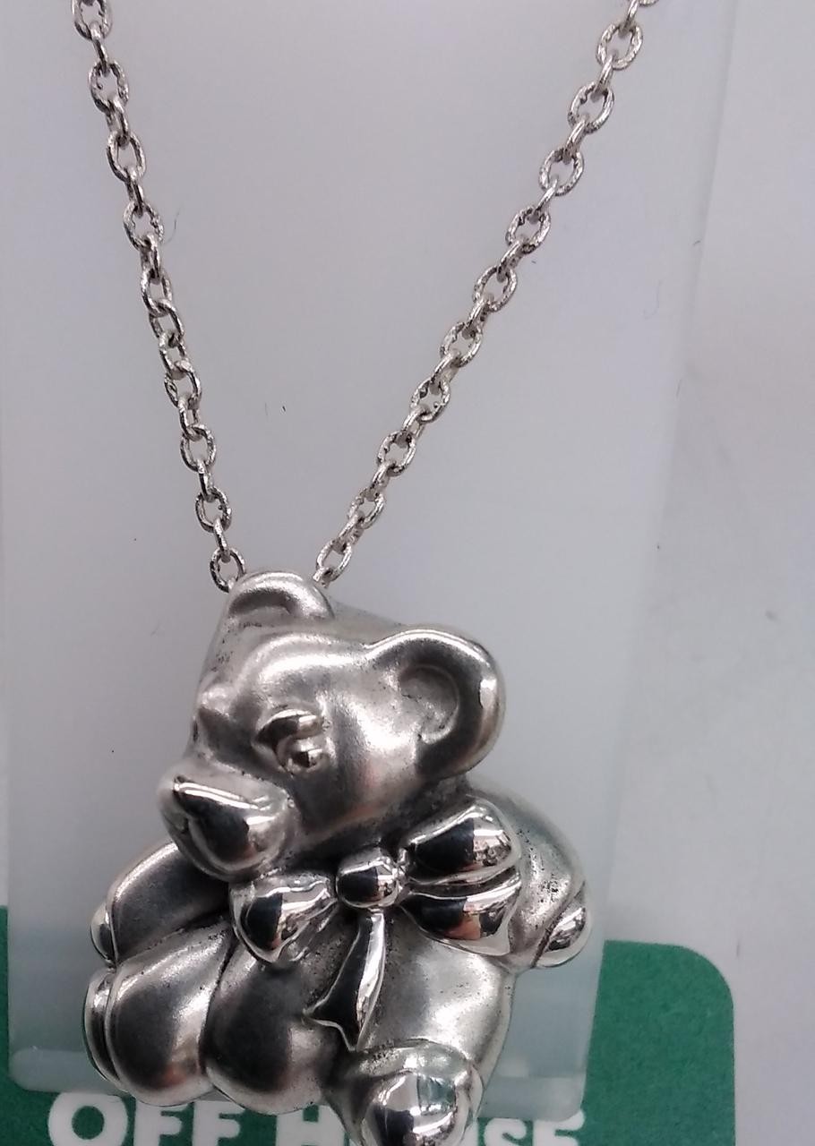 TIFFANY CO. Teddy Bear Bear Necklace Model Number SV925