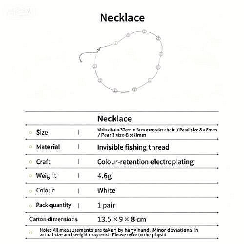 Minimal White Pearl Choker With Extender Chain Dainty Wedding Daily Necklet