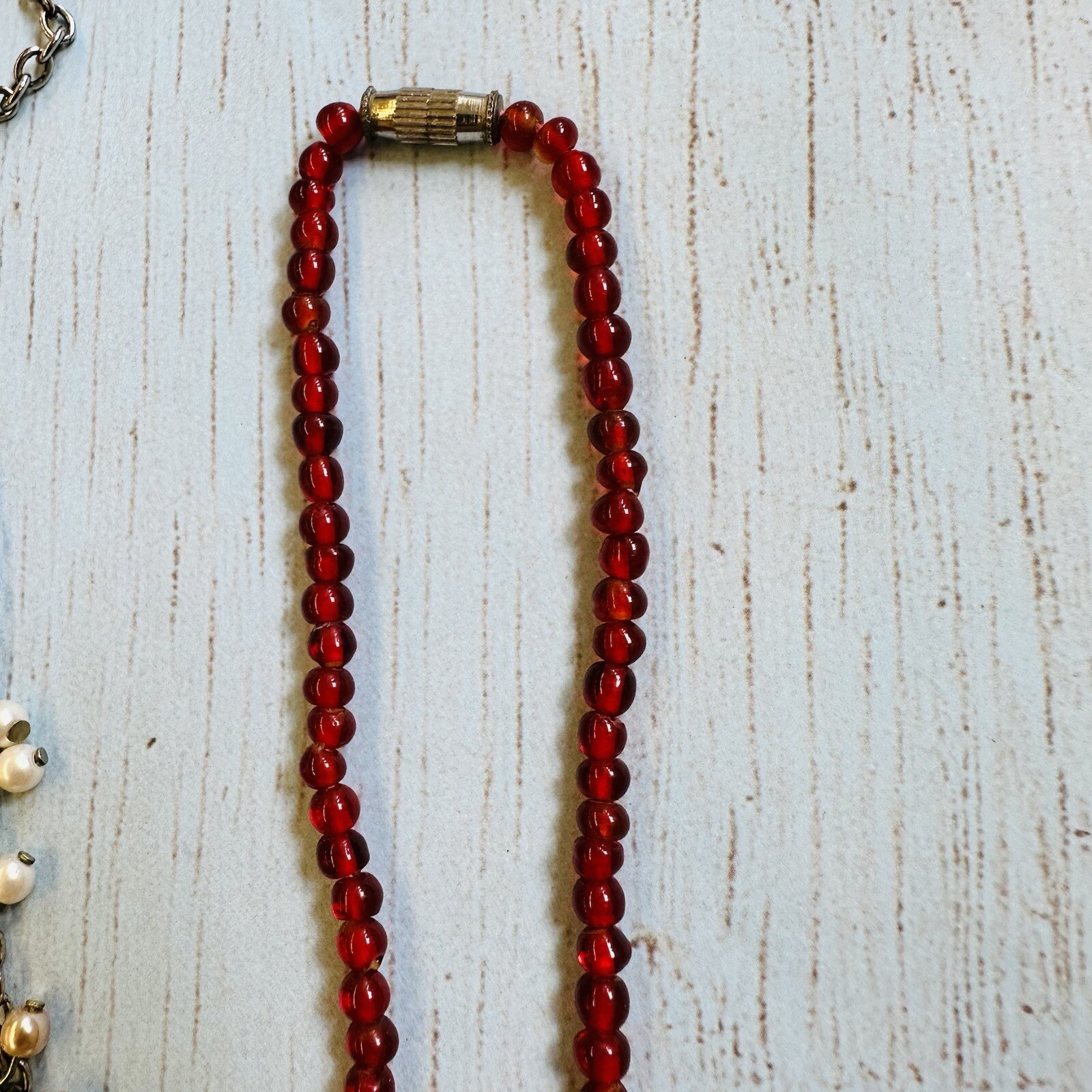 Necklace Lot See Description For Details Beads Pearls