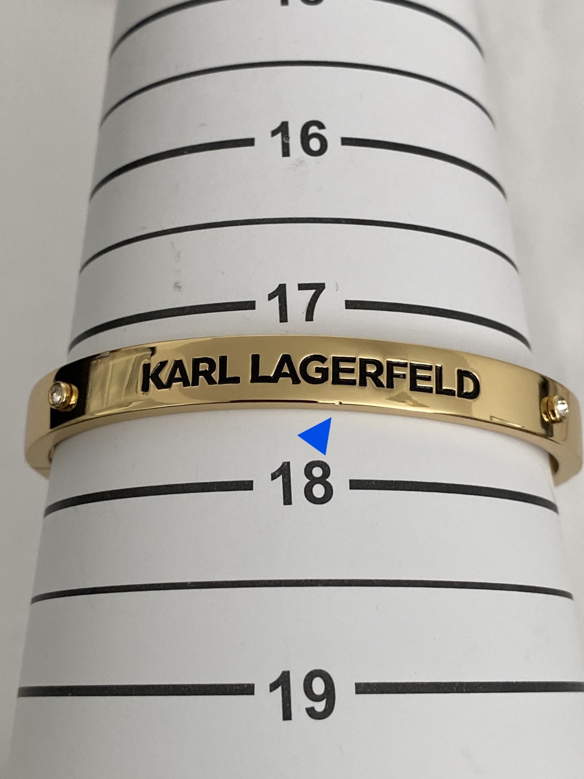 Karl Lagerfeld Rue St. Guillaume Bangle with Crystal from Swarovski