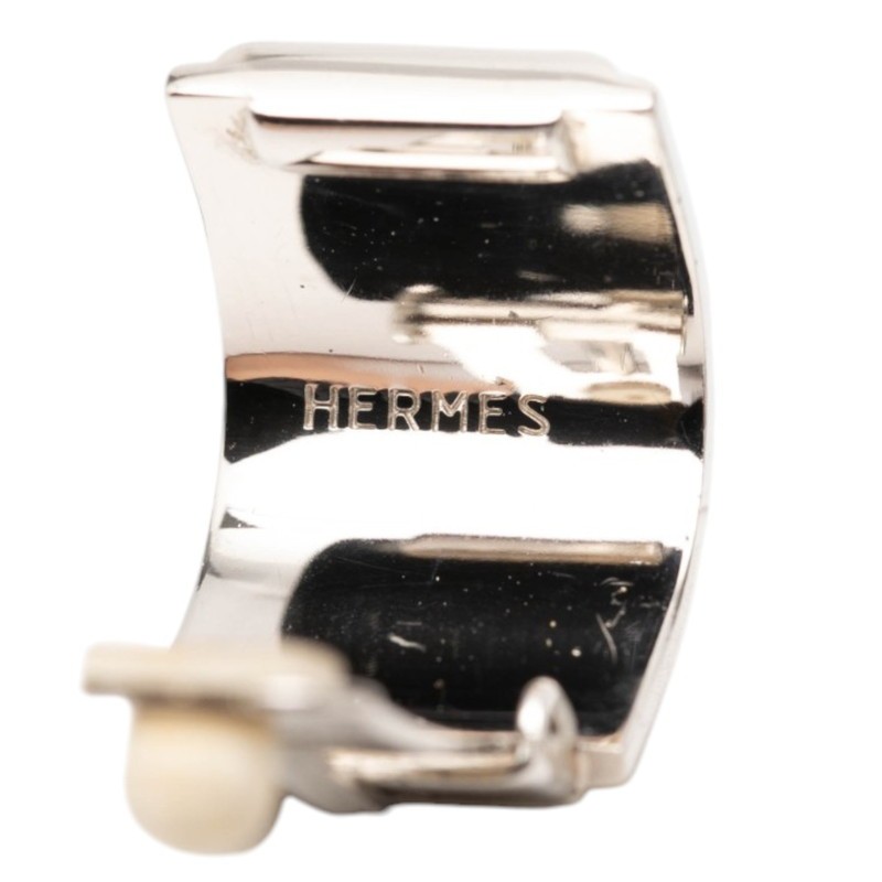 HERMES Enamelware dolphin pattern Earring Women 【Used】