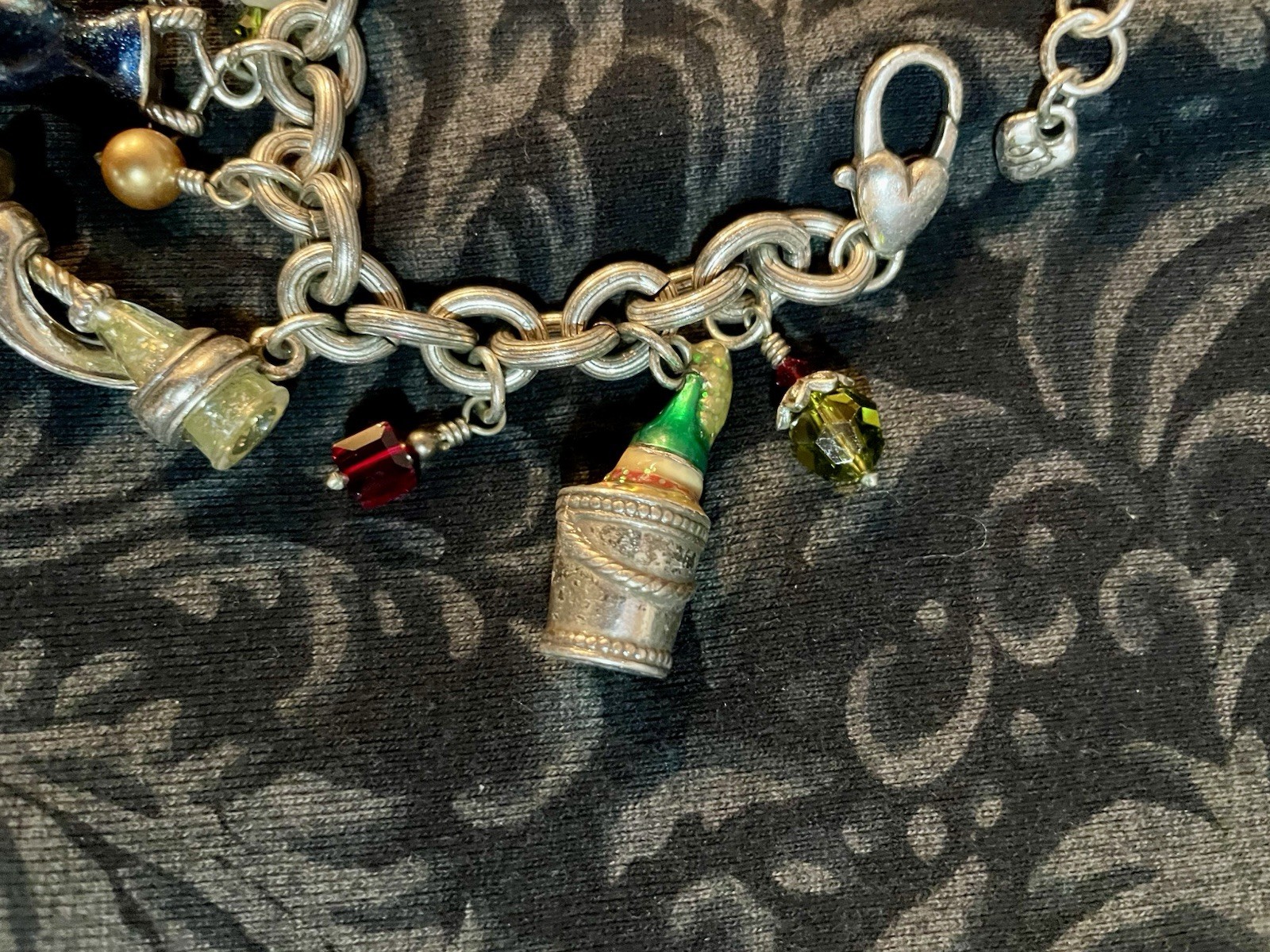 Brighton Celebration New Year’s Charm Bracelet Dress Bag Champagne Bracelet