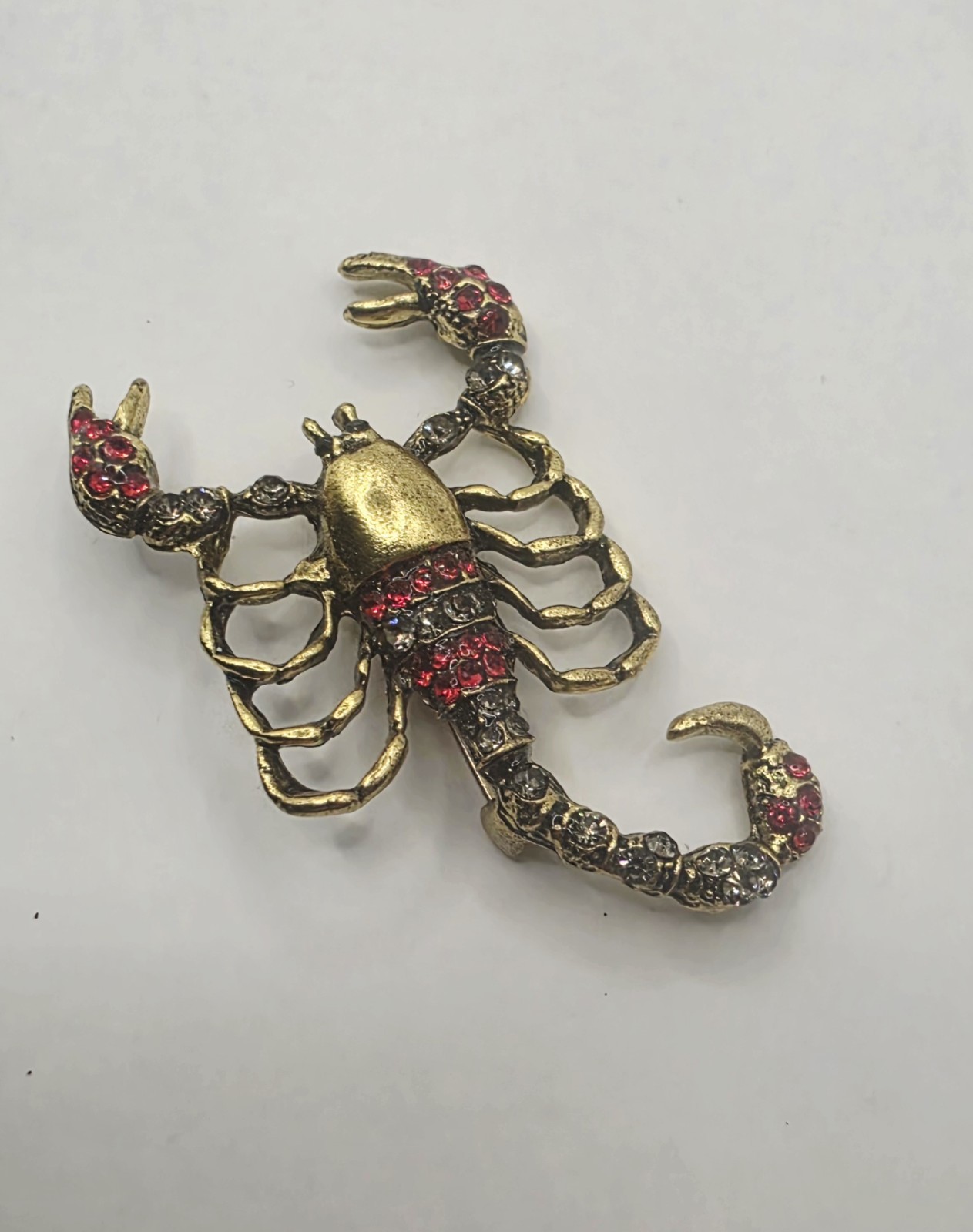Women Men Unisex Scorpion Lover Brooch Fashion Animal Pin Jewelry, Gold Color