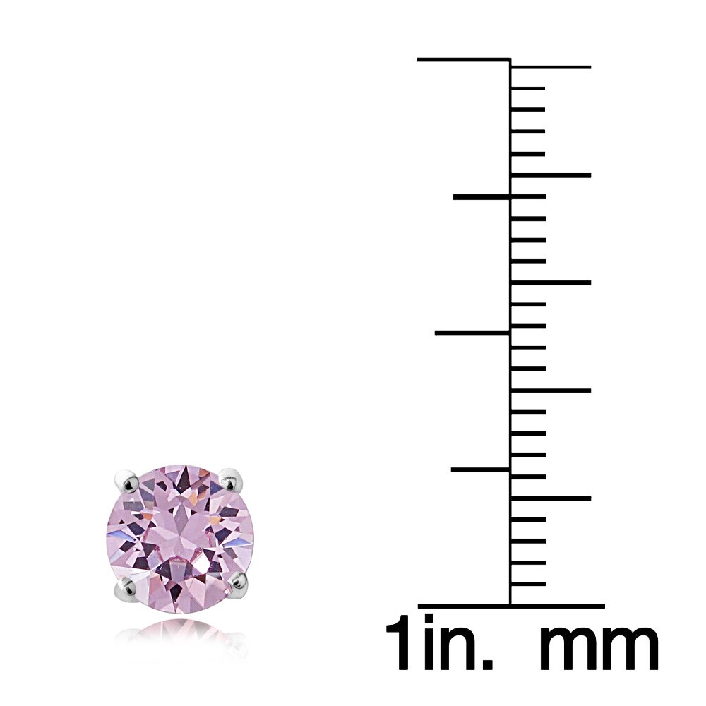 European Crystals Alexandrite June Birthstone Stud Earrings