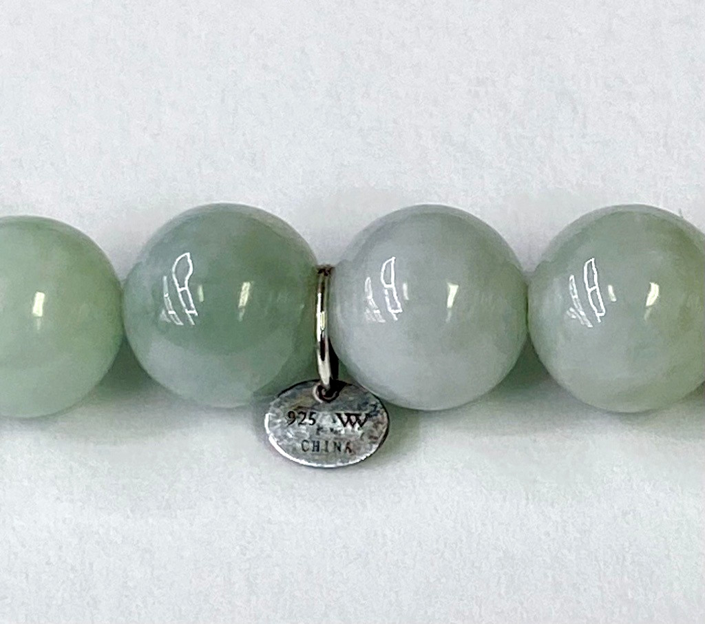 HSN Jade of Yesteryear 36″ Multi Color Jade Bead Station 36″ Necklace