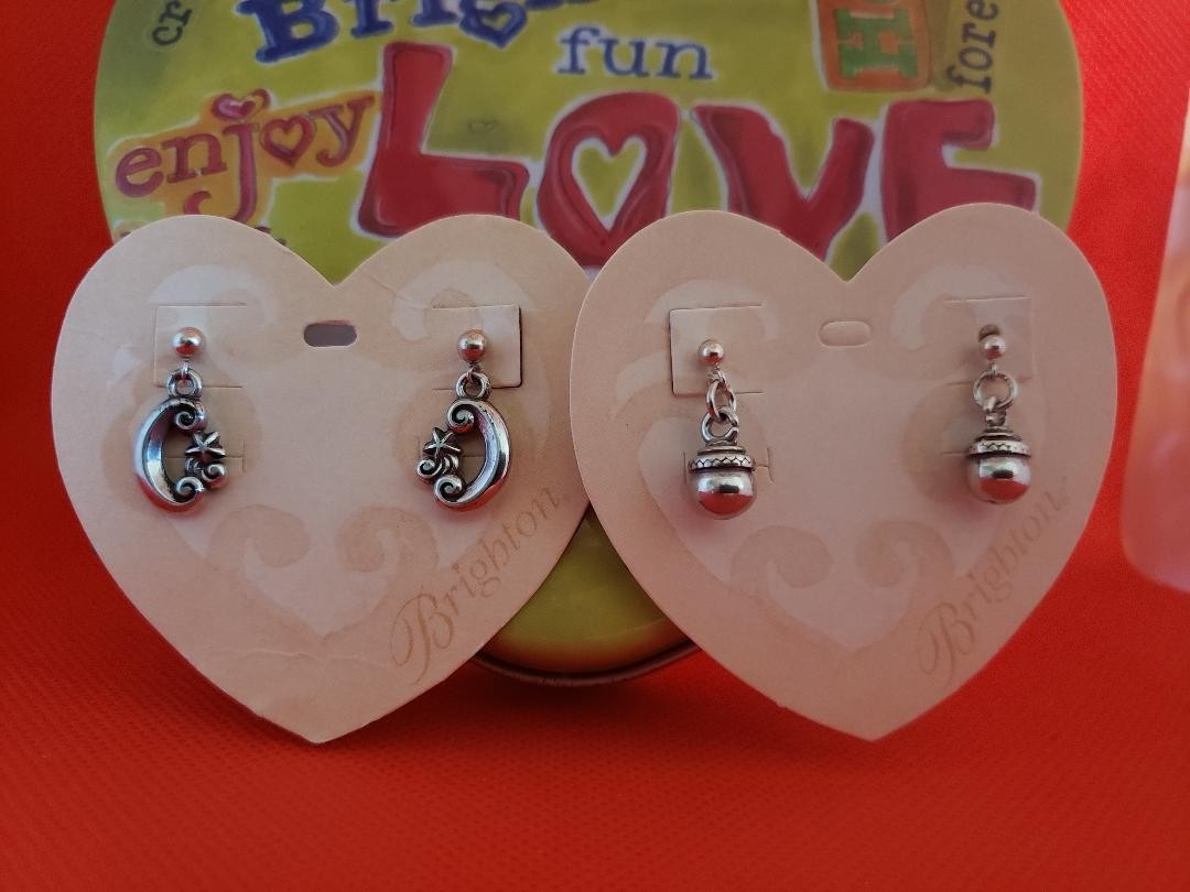 Brighton ~ 3 PAIRS of NEW EARRINGS ~ 1 Regular ~2 CUSTOM MADE For POST WEARERS!