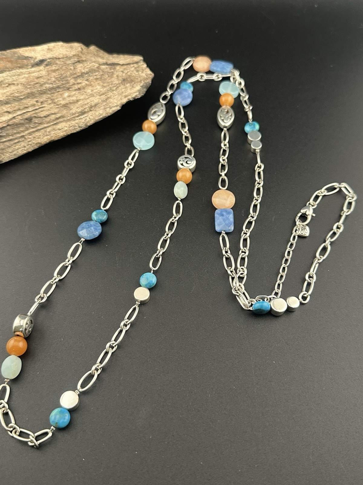 Brighton CONTEMPO CHROMA Long Strand and Short Strand Necklace Set