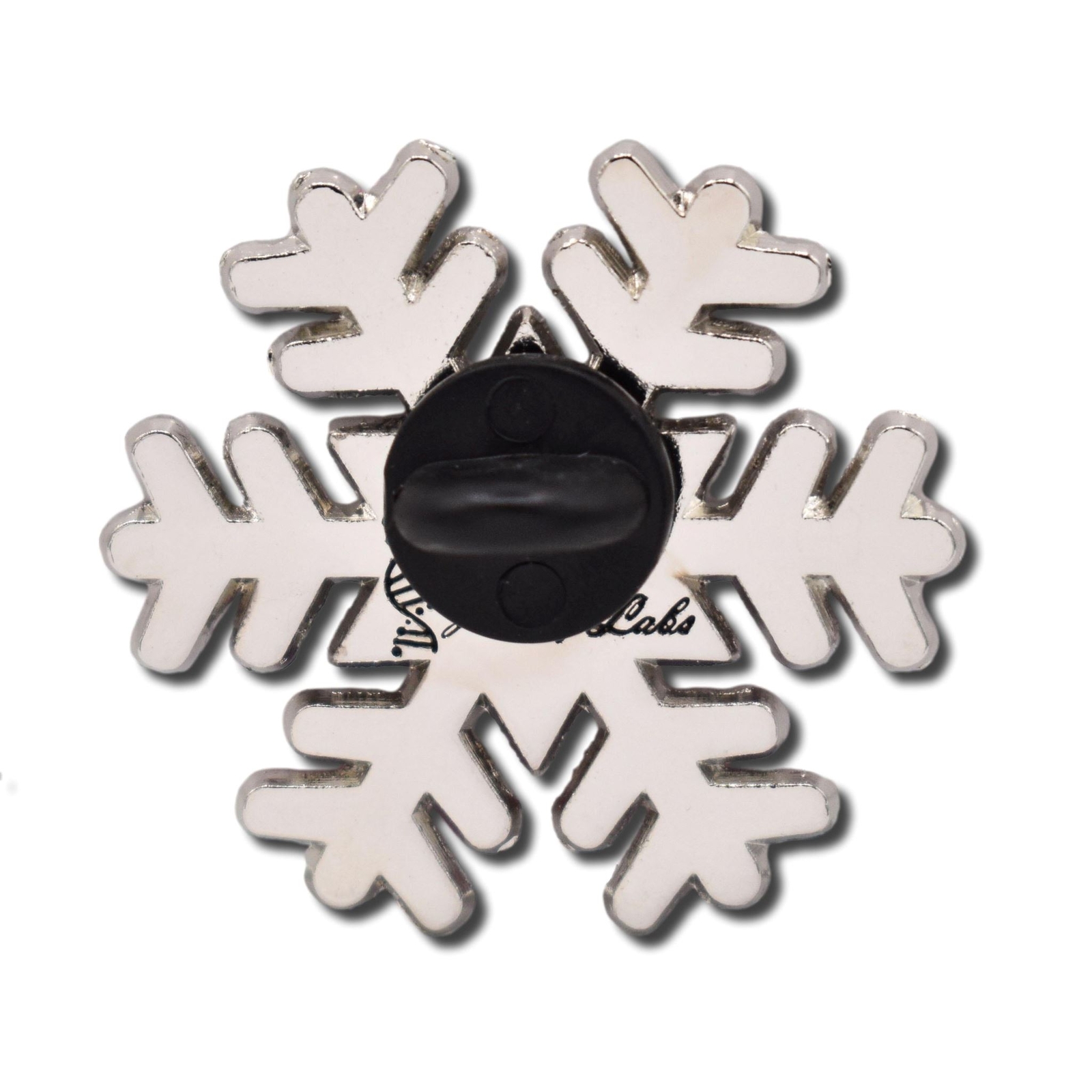 Snowflake Glitter Soft Enamel Lapel Pin