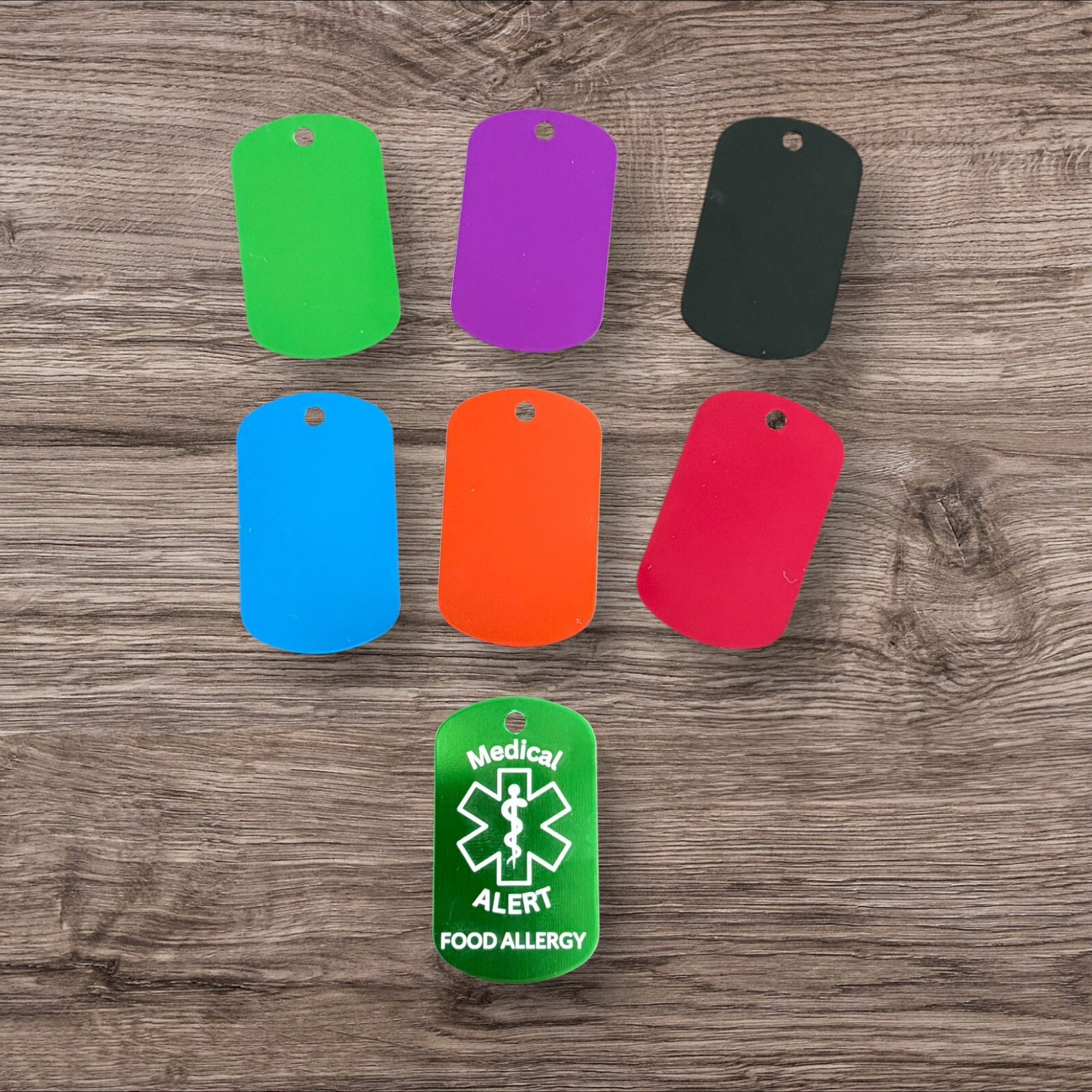 Custom Engraved Personalized Medical Alert ID Dog Tag