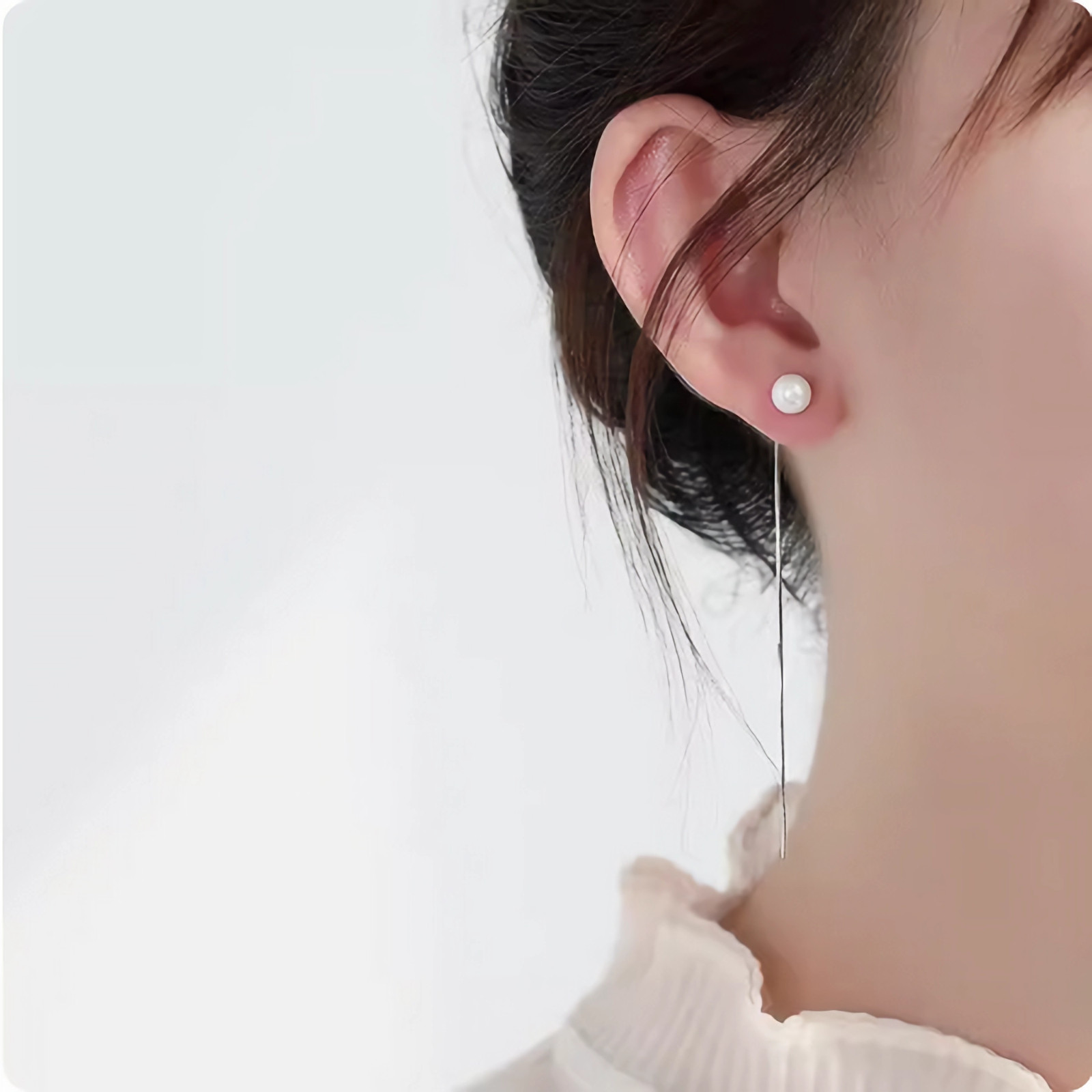 Fashion Pearl Tassel Earrings