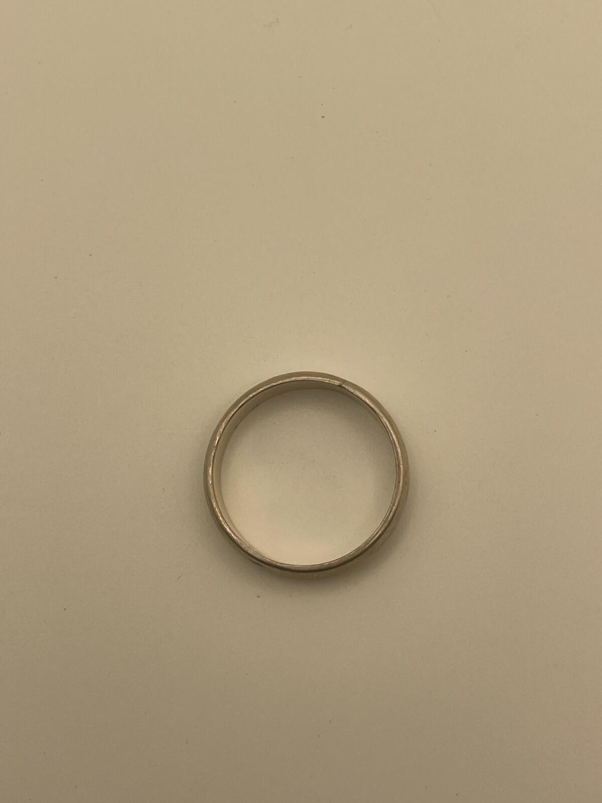 925 Sterling Silver Classic Band Ring – 4.38g – Size 11