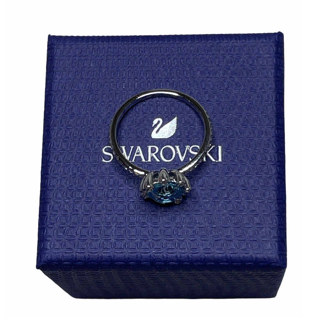 Swarovski Olive Ring Aqua, Rhodium plated EUR 58 / USA 8