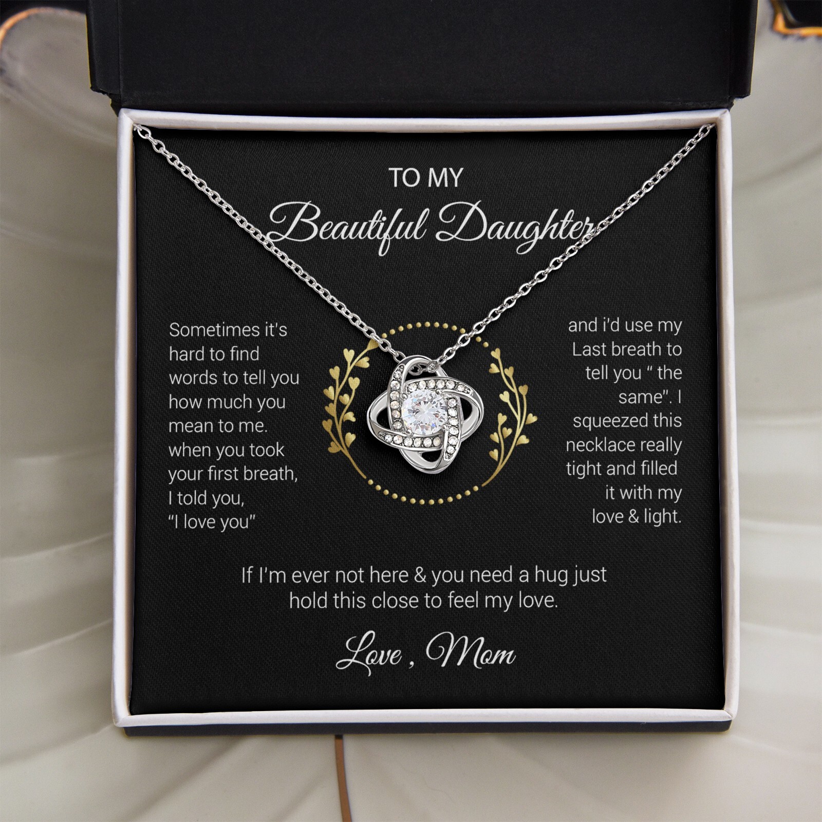 To My Beautiful Daughter Gift For Daughter From Mom, Daughters Birthday