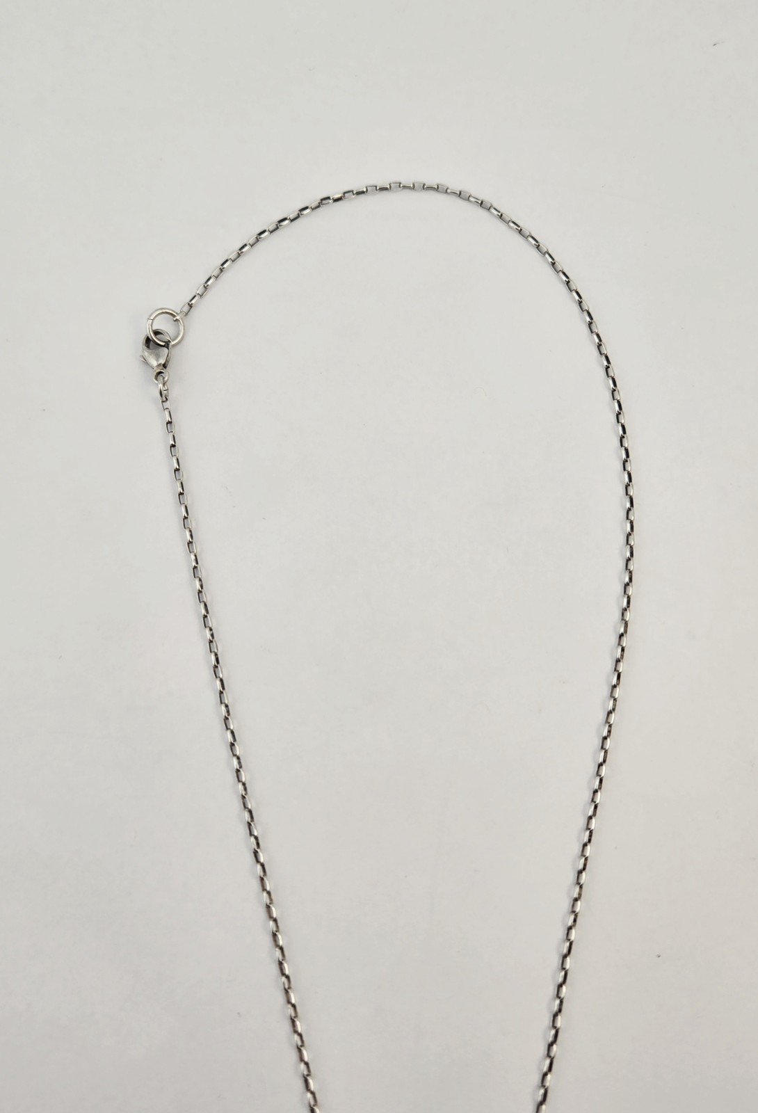 Vintage Austin TX Skyline Handmade Sterling Silver Pendant Necklace 18″ – 12.0g