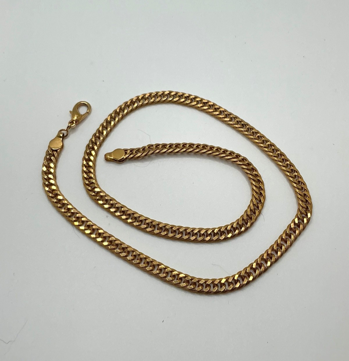 18″ Gold Tone Cable Chain Necklace 5.5mm 15.7g NICE!