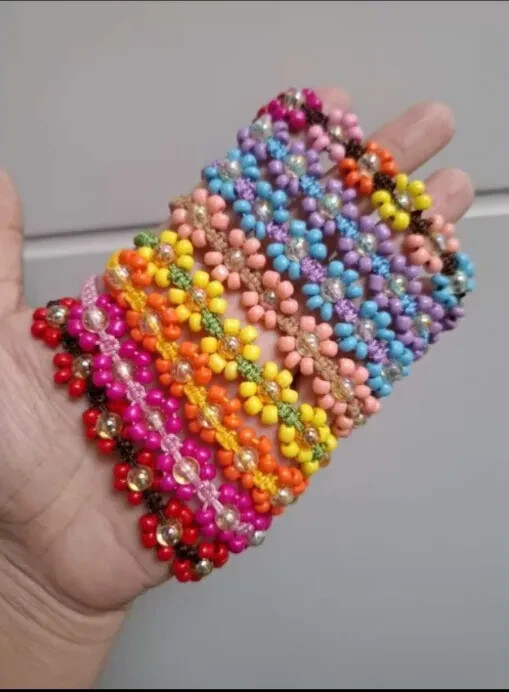 Beautiful Bracellet Handcraft Semarang Good Materials Multi Color