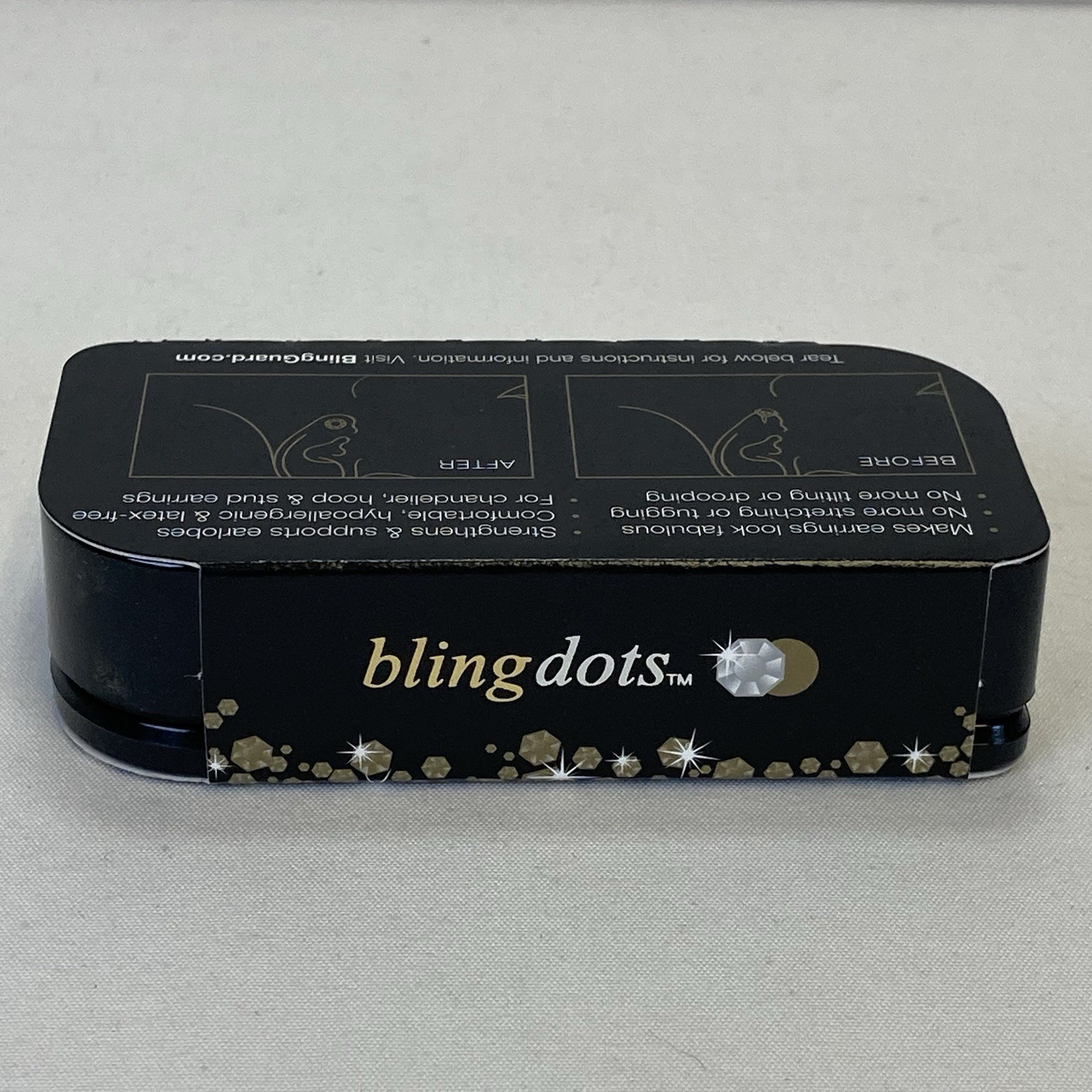 1 Pack BlingGuard Bling Dots Earring Supports & Stabilizers 45 pairs, 90 dots
